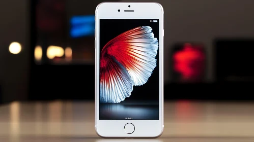 Mobile Phone with Artistic Screen Display