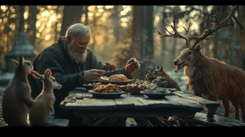 Old Man's Woodland Feast