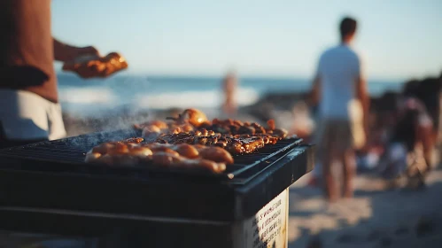 Summer Grill Party on the Beach