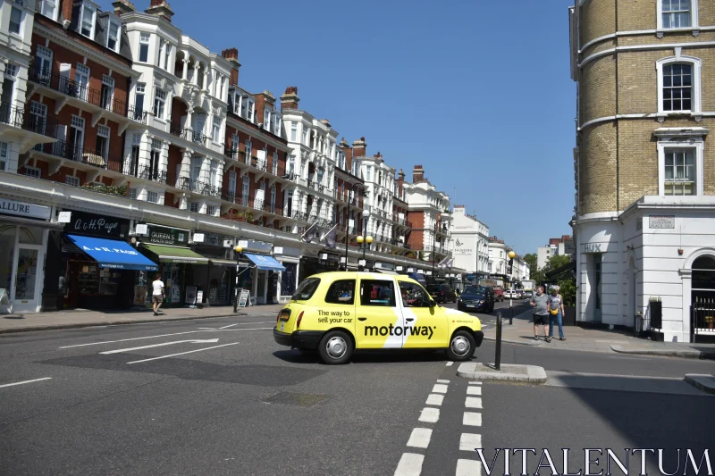 London's Historic Street Corner Free Stock Photo