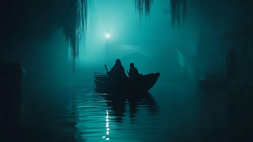 Nightly Voyage on the Misty River