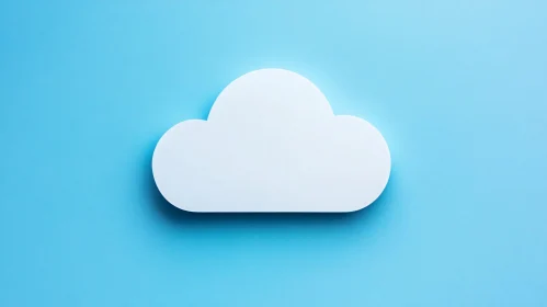 Sky Blue Cloud Art
