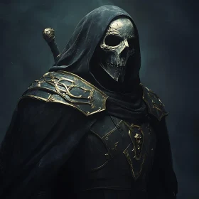 Death Knight: Armored Skeleton Warrior Portrait