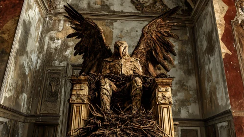 Eagle Throne Sculpture