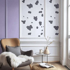 Stylish Room Interior with Modern Chair
