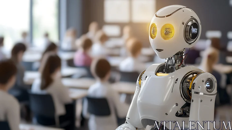 AI Teaching Assistant in School AI Image