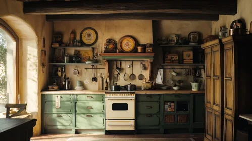 Vintage Style Kitchen Interior Design