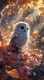 Autumn Forest Owl