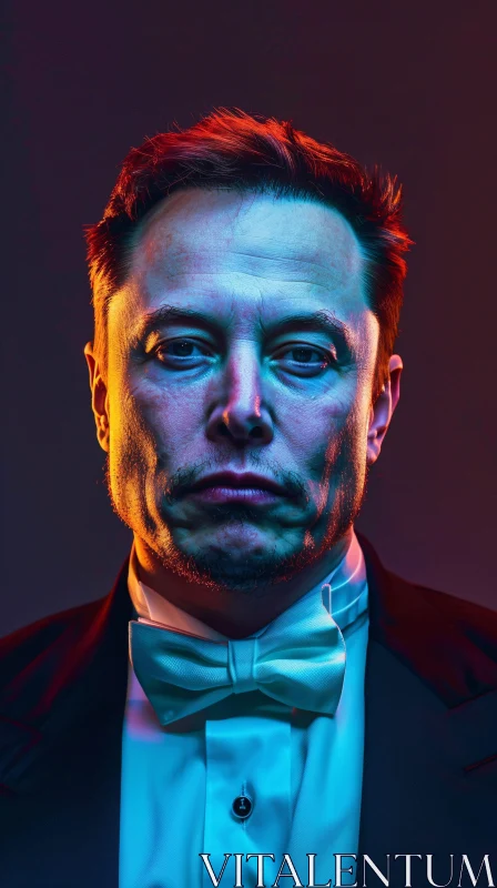 AI ART Formal Portrait of Elon Musk