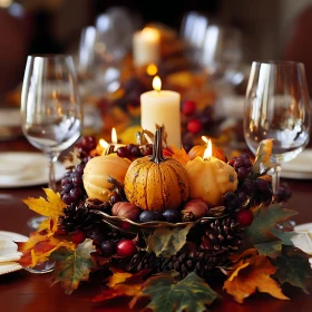 Festive Thanksgiving Table Centerpiece
