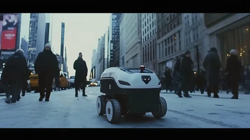 City Street Delivery Robot