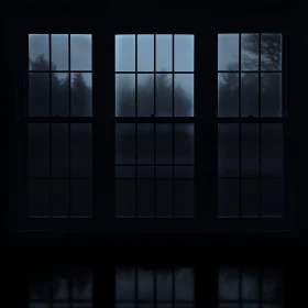 Dark Window at Night