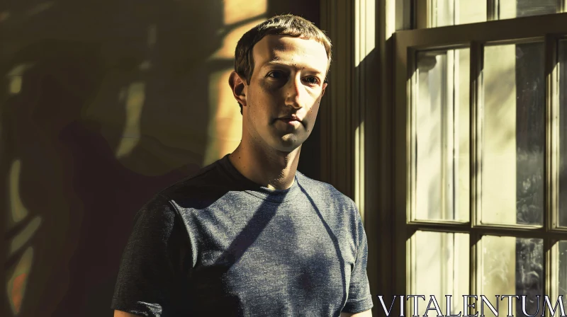 AI ART Mark Zuckerberg in Natural Light