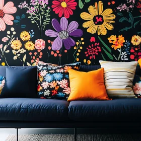 Colorful Living Room Interior