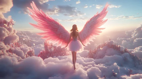 Angel Descending from the Heavens