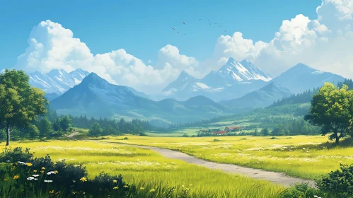 Golden Field, Mountain Vista