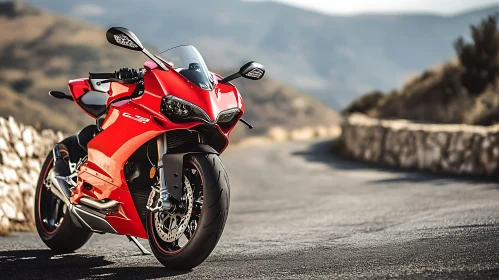 Sportbike on a Scenic Route