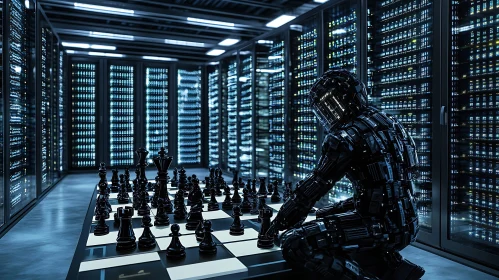 Robotic Chess Player in Data Center