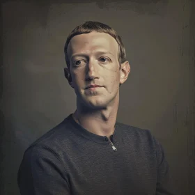 Contemplative Mark Zuckerberg