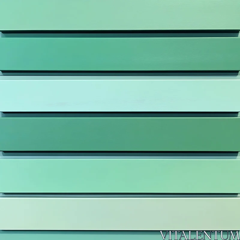 AI ART Abstract Green Panel Composition