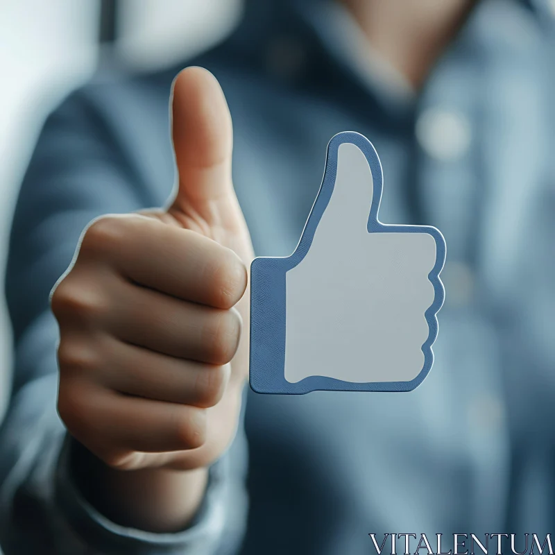 Positive Feedback Gesture AI Image