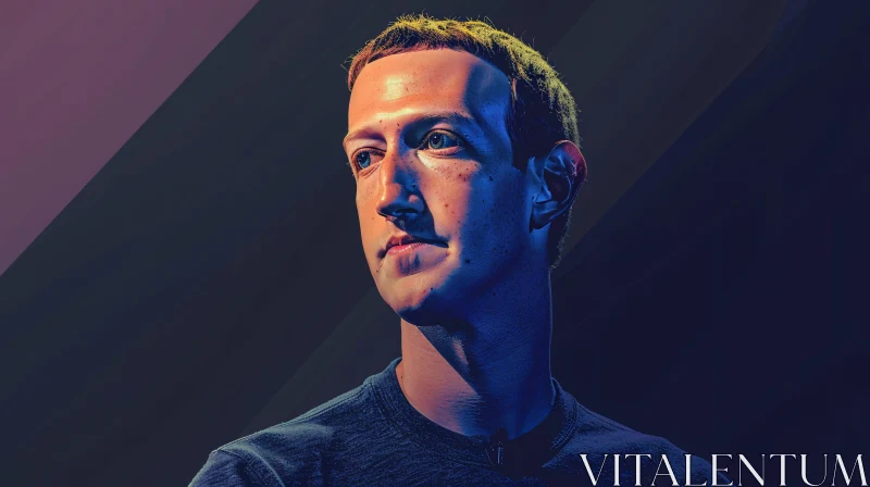 Mark Zuckerberg Digital Art AI Image