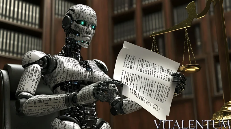 Artificial Intelligence Legal Analysis AI Image