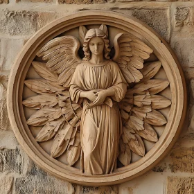 Stone Angel with Wings