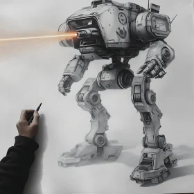 Robot Drawing with Pen