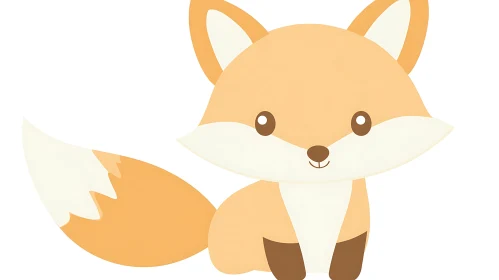 Cute Fox Character Design