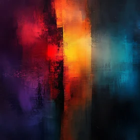Colorful Abstract Art with Rich Textures