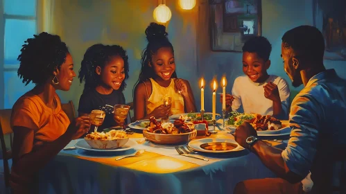 Candlelit Family Dinner