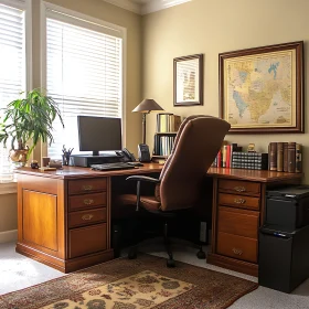 Classic Home Office Setup