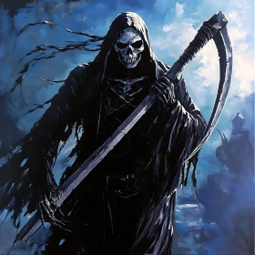 Spectral Scythe: A Grim Reaper's Dark Journey