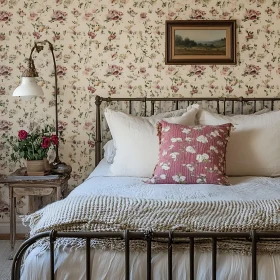 Cozy Bedroom with Floral Accents