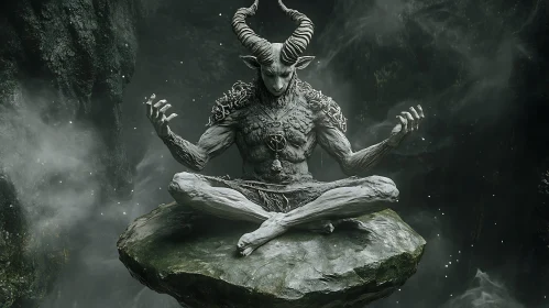 Mystic Demon in Lotus Position