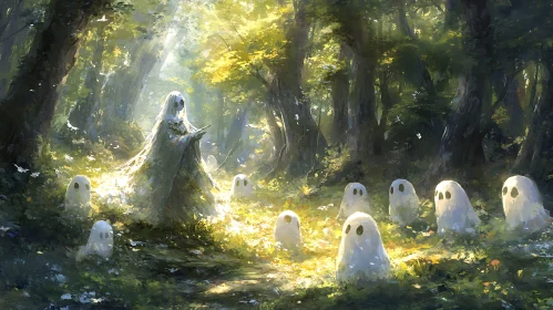 Ghostly Assembly in the Woods