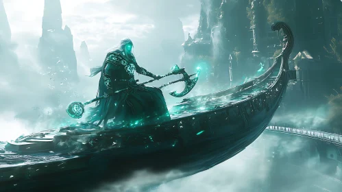 Mystical Boat Ride with Spectral Warrior