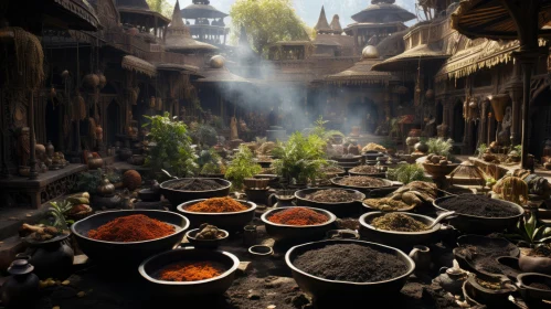 Exotic Indoor Spice Scene - A Journey to Sumatra