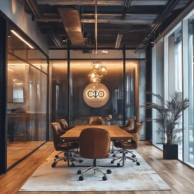 Contemporary Office Meeting Space