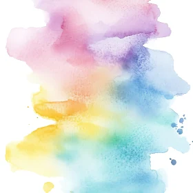 Abstract Watercolor Pastel Gradient Art