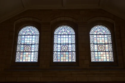 Stained Glass in Stone Architecture