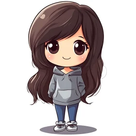 Cute Chibi Anime Character Design