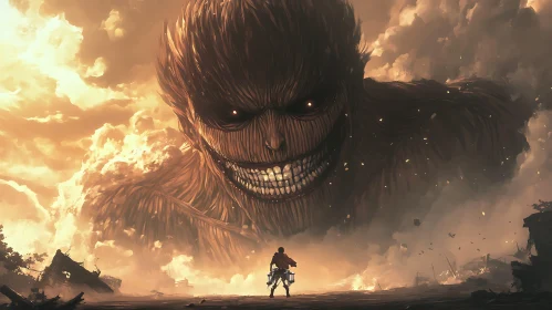 Colossal Titan Confrontation Art