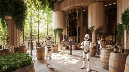 Futuristic Wine Tasting Experience