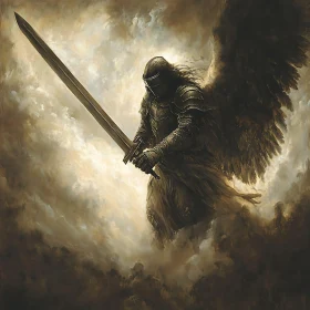 Armored Angel with Sword