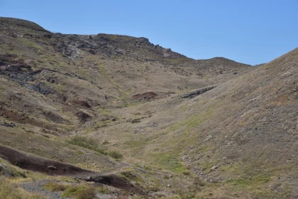 Rugged Hills and Blue Sky