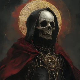 Death Portrait with Halo