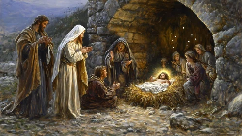 Birth of Jesus: A Classic Nativity Scene