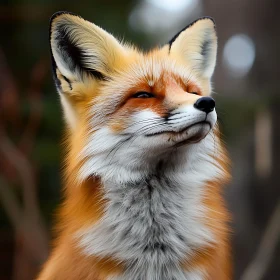 Contemplative Fox in Natural Light
